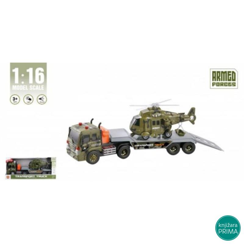Kamion 1:16 sa helikopterom zvukom i svetlom 
