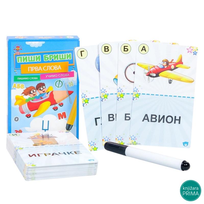 Piši-briši karte - prva slova 