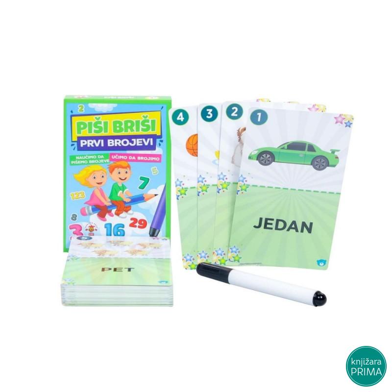Piši-briši karte - prvi brojevi 