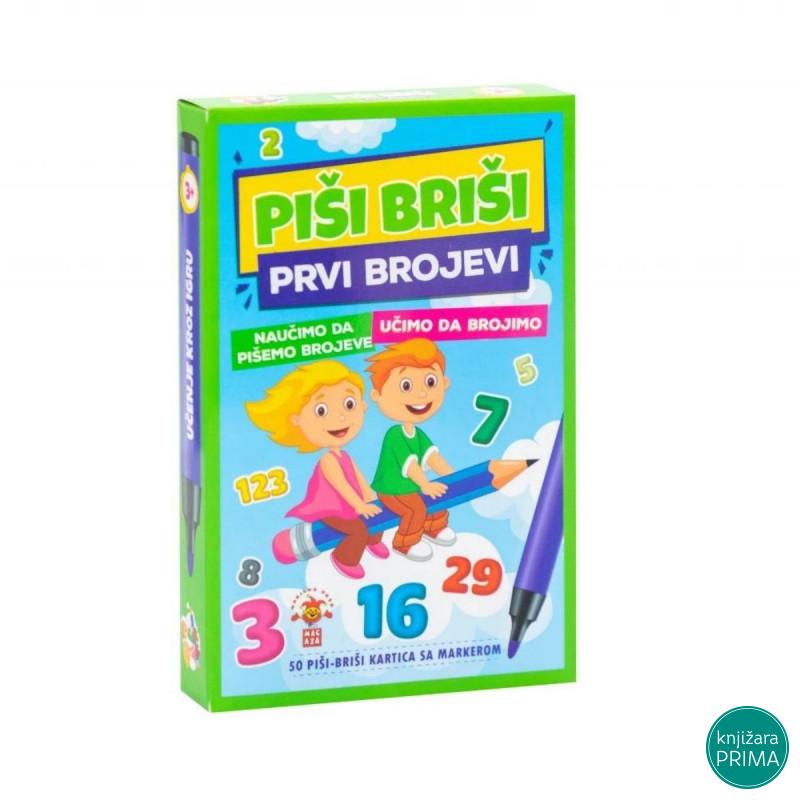 Piši-briši karte - prvi brojevi 