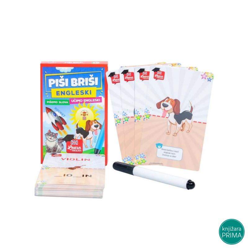 Piši-briši karte - engleski 