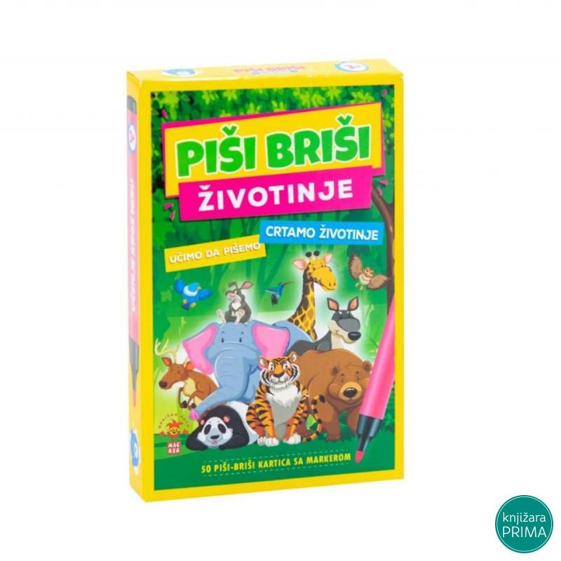 Piši-briši karte - životinje 