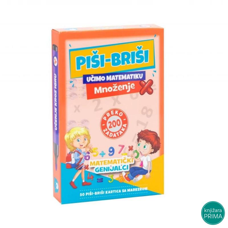 Piši-briši karte - množenje 