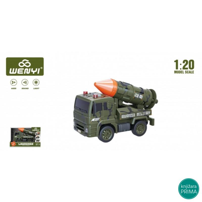 Kamion vojni sa raketom 1:20 