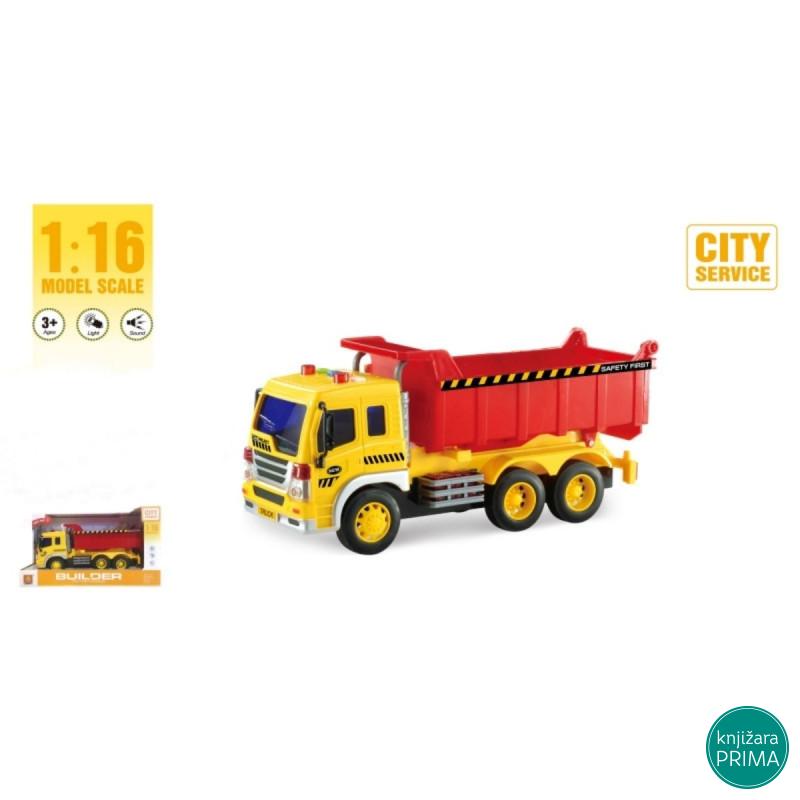 Kamion kiper 1:16 sa zvukom i svetlom 