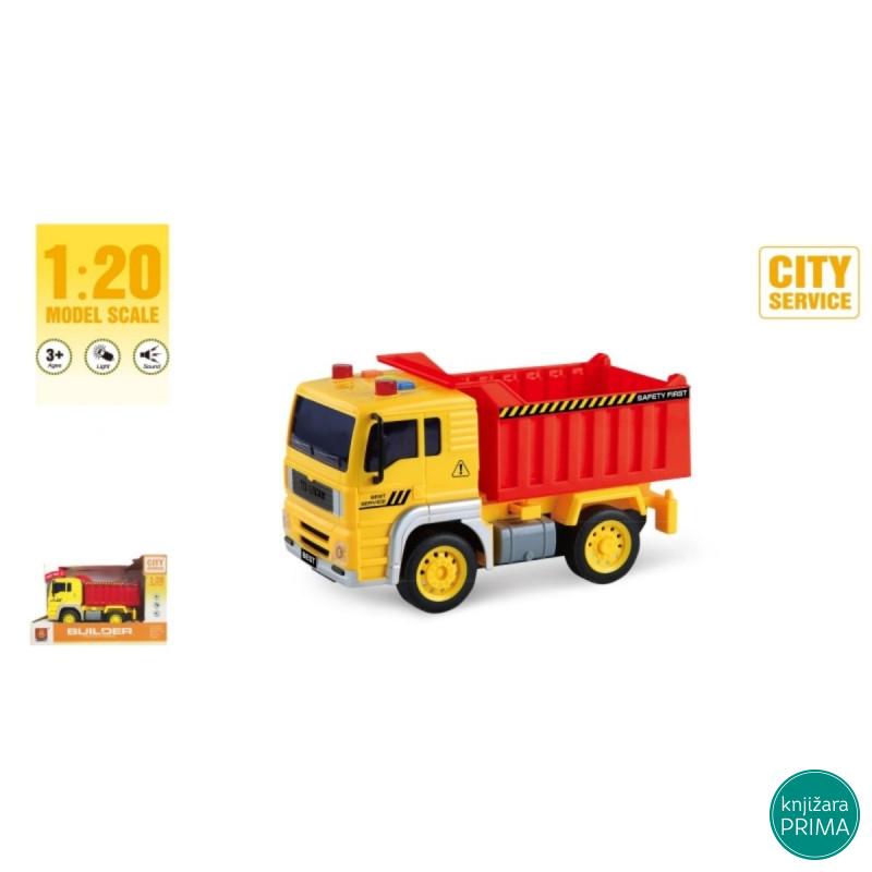 Kamion kiper 1:20 sa zvukom i svetlom 