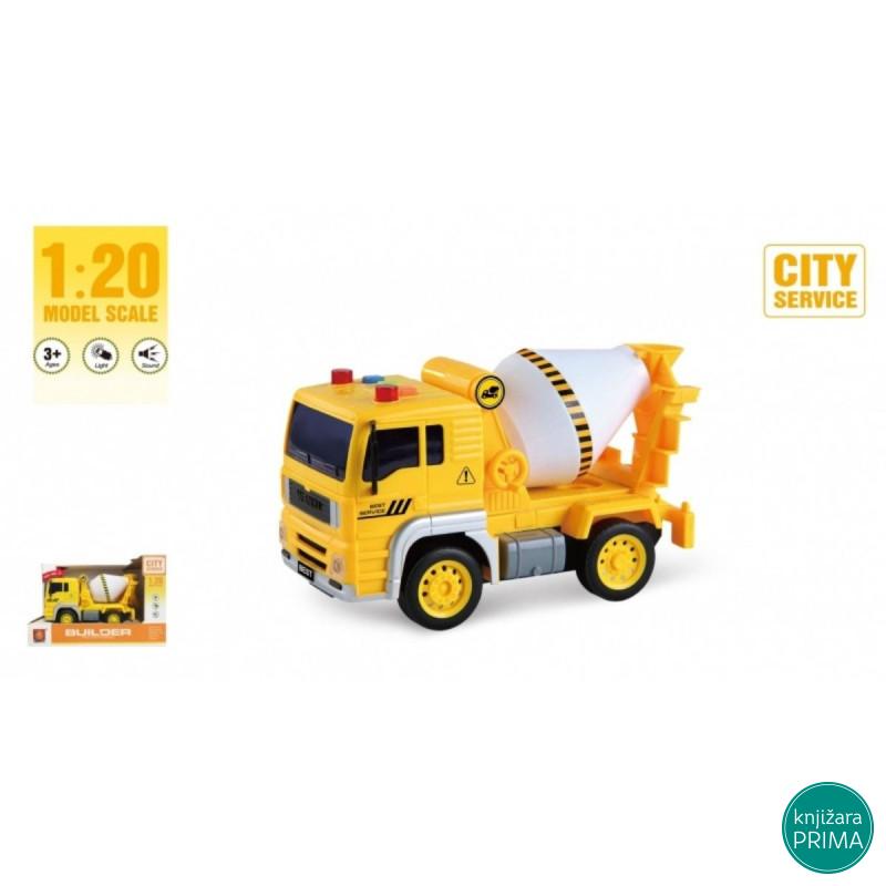 Kamion mešalica 1:20 sa zvukom i svetlom 