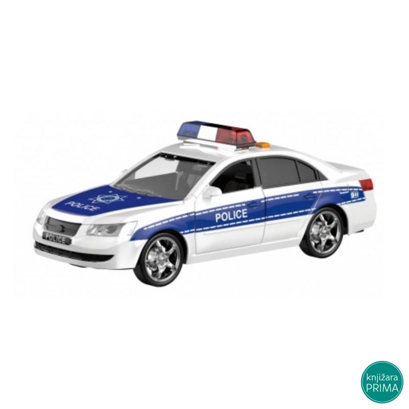 Auto policijski 1:16 plavi sa zvukom i svetlom 