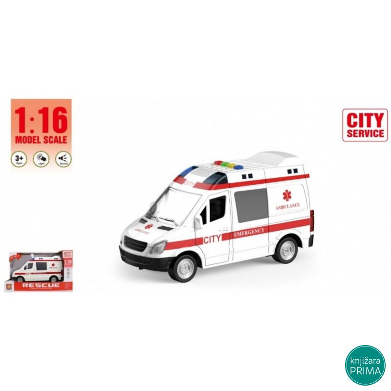Kombi hitna pomoć 1:16 sa zvukom i svetlom 