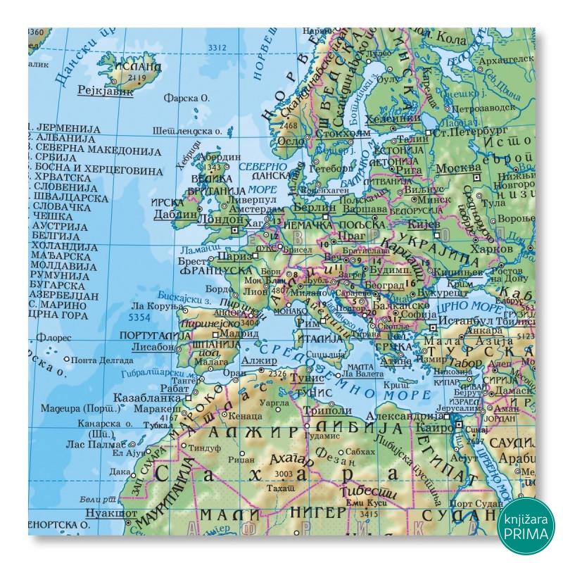 Karta sveta MAGIC MAP 1:86 000 000 