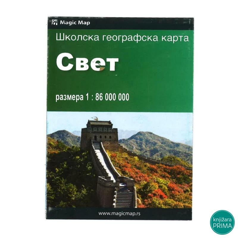 Karta sveta MAGIC MAP 1:86 000 000 