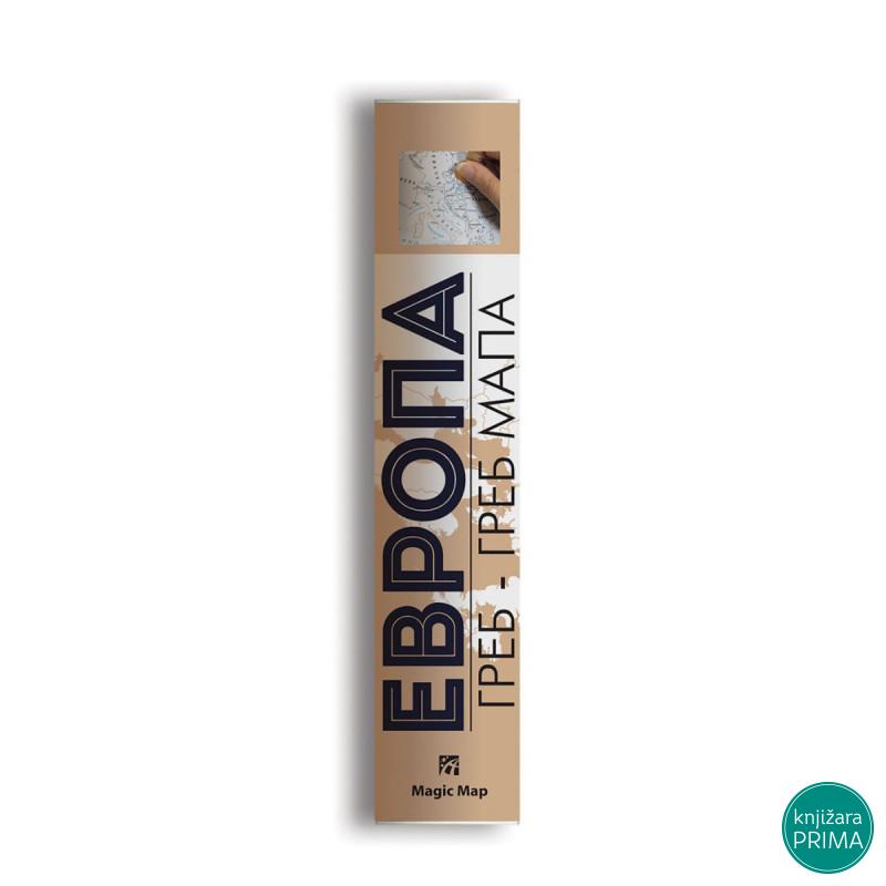 Greb greb mapa Evrope MAGIC MAP 