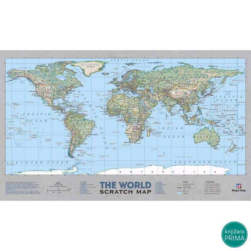 Greb greb mapa sveta MAGIC MAP 