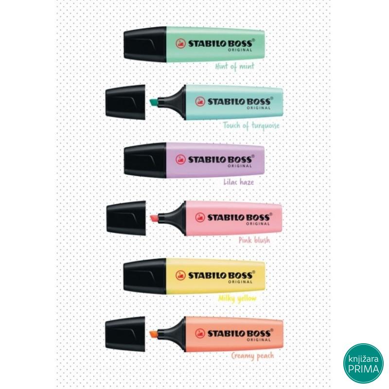 Tekst marker STABILO Boss pastel 