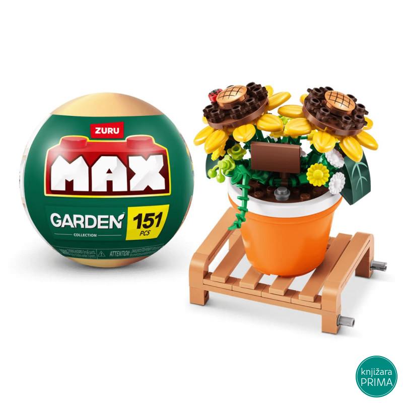 Sastavi cvet u narandžastoj saksiji ZURU MAX kockice 