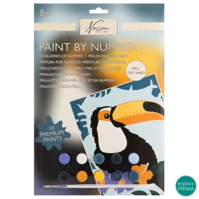 Bojenje po brojevima Tukan 