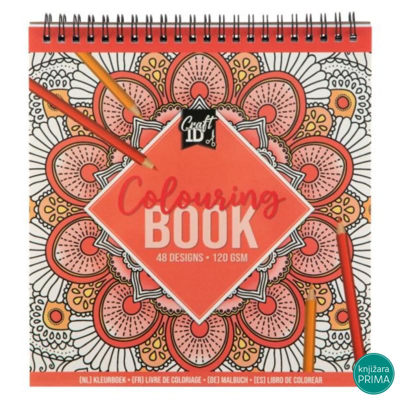 Bojanka za odrasle - Crvena 