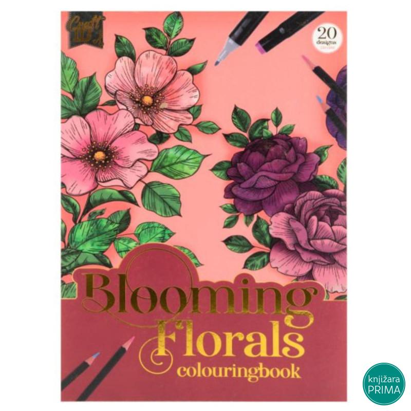 Bojanka za odrasle - Blooming florals 