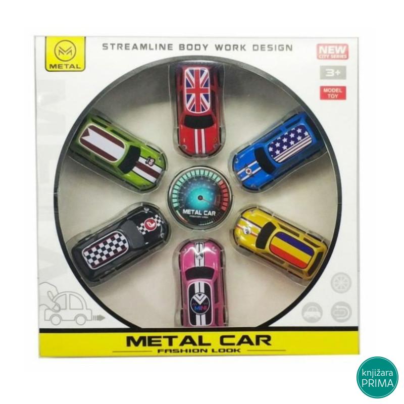 Set metalnih autića 