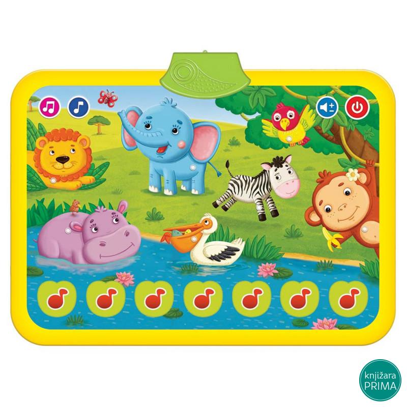 Muzički tepih MILLA zoo vrt 
