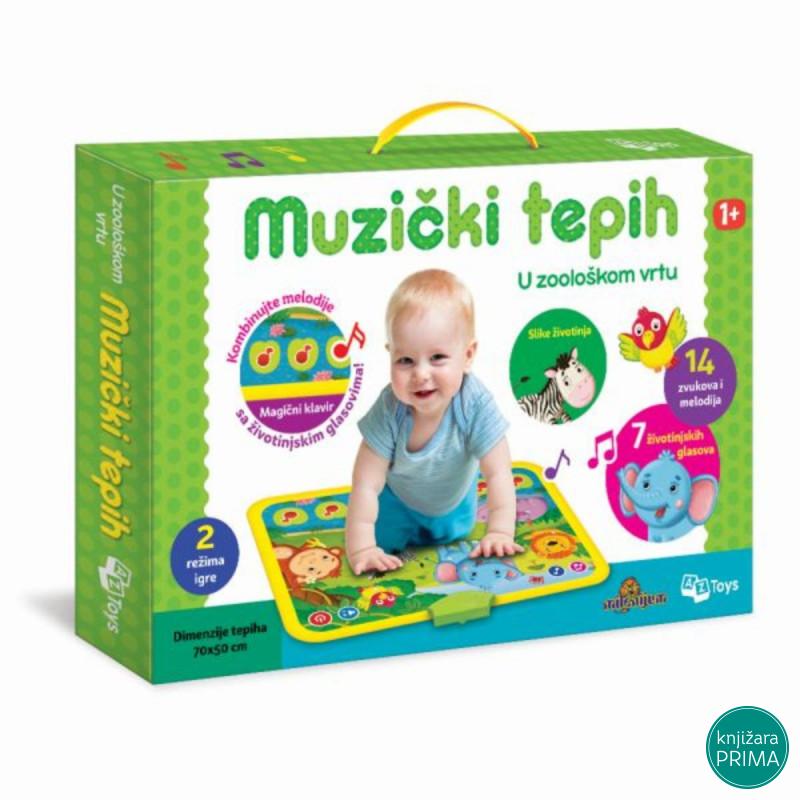 Muzički tepih MILLA zoo vrt 