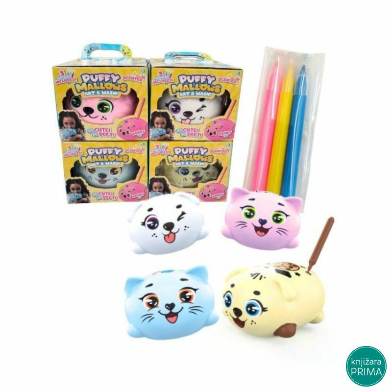 Puffy Mallow sa flomasterima 