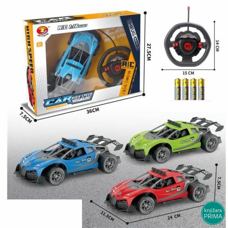 Auto na daljinski sa volanom 