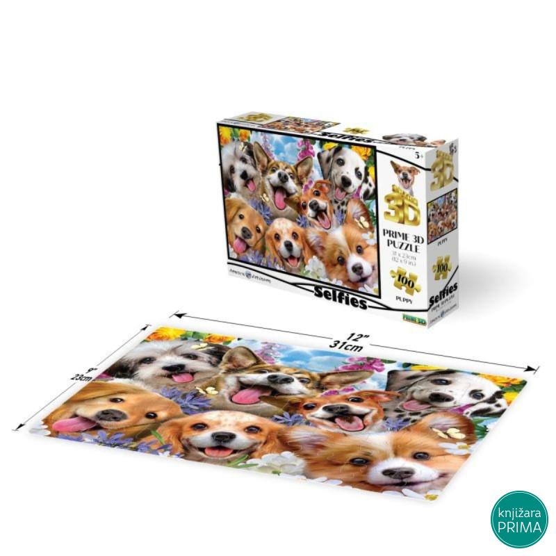 Puzzle 3D Selfi sa kucama 100 