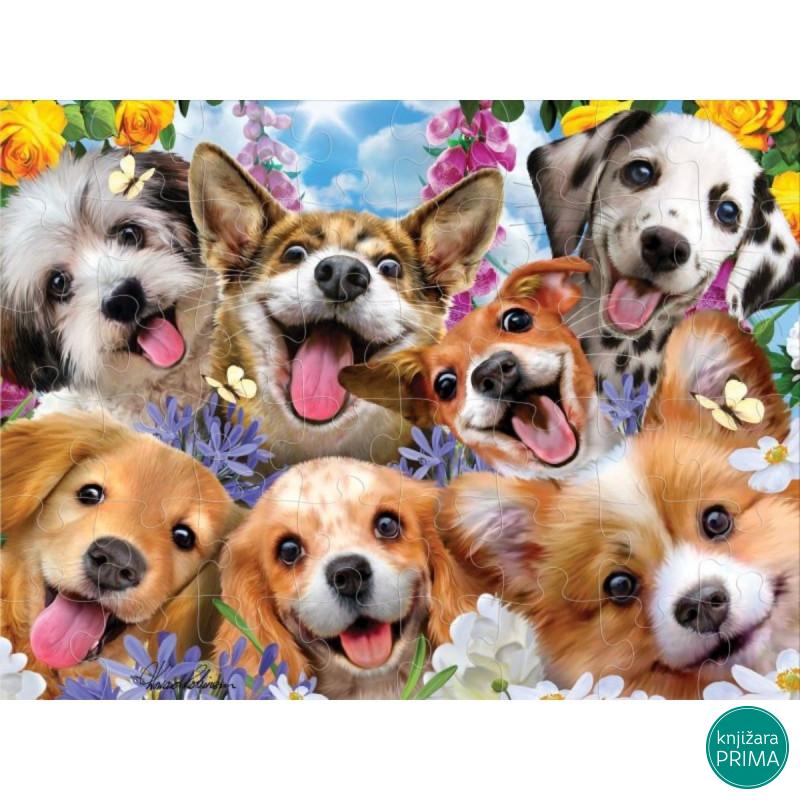 Puzzle 3D Selfi sa kucama 100 