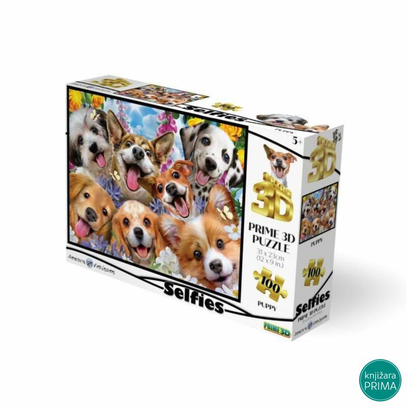 Puzzle 3D Selfi sa kucama 100 