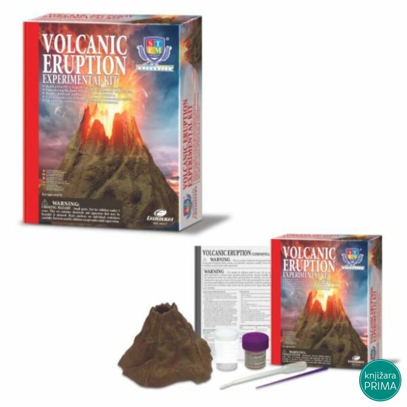 Eksperiment set vulkanska erupcija 