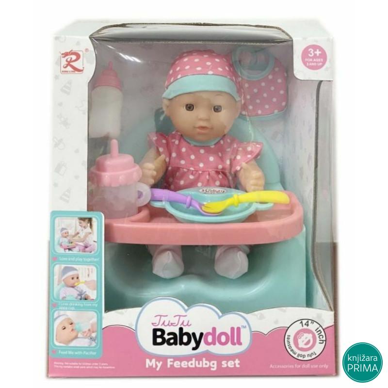 Lutka beba sa hranilicom 