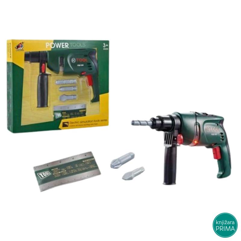 Aku bušilica sa zvukom i svetlom 