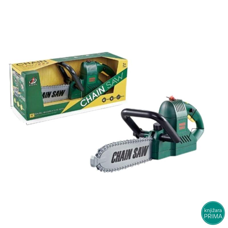 Motorna testera sa zvukom i svetlom 