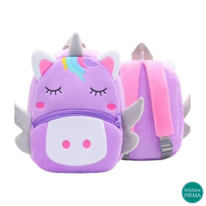 Ranac za vrtić MILLA ljubičasti Jednorog 