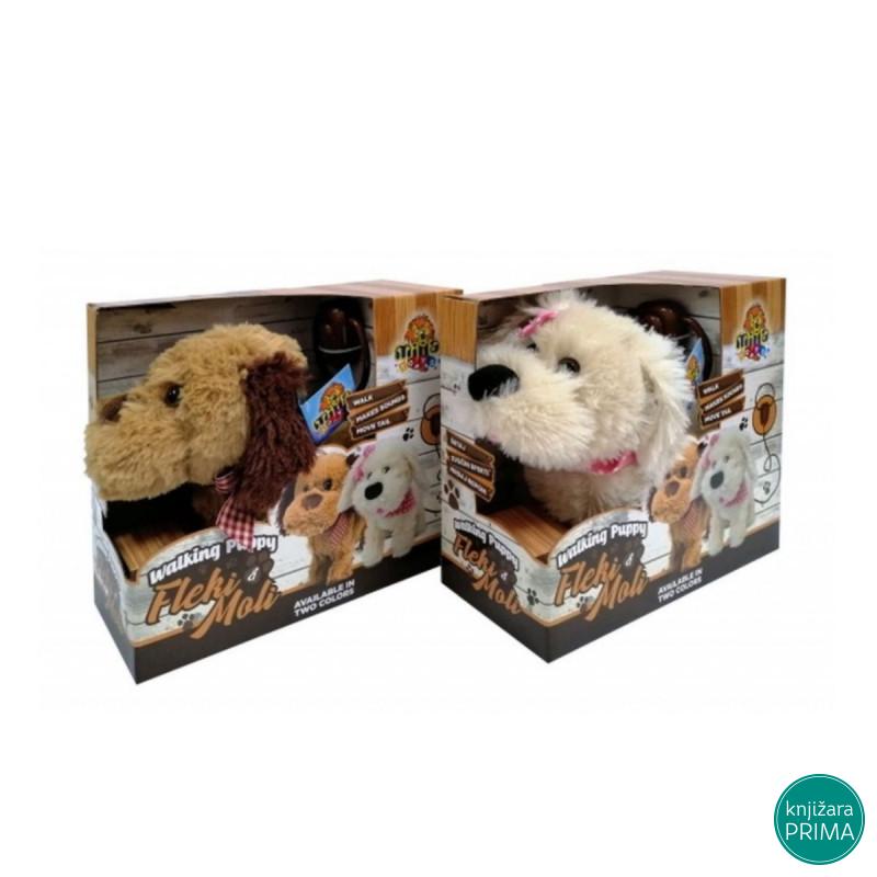 Plišana kuca koja šeta Fleki/Moli 