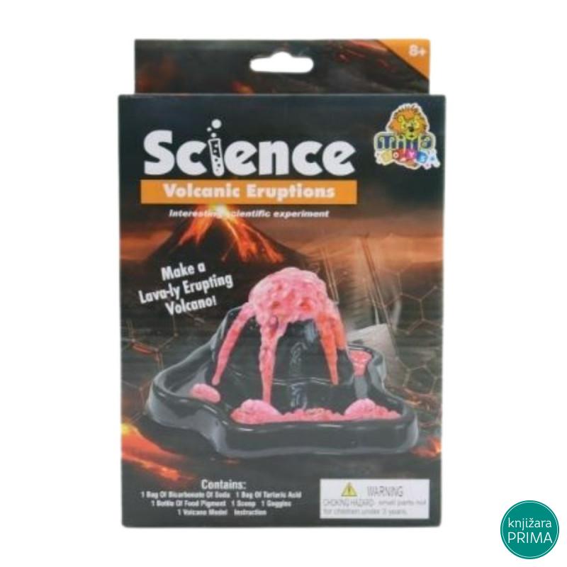 Erupcija vulkana - kreativni set 