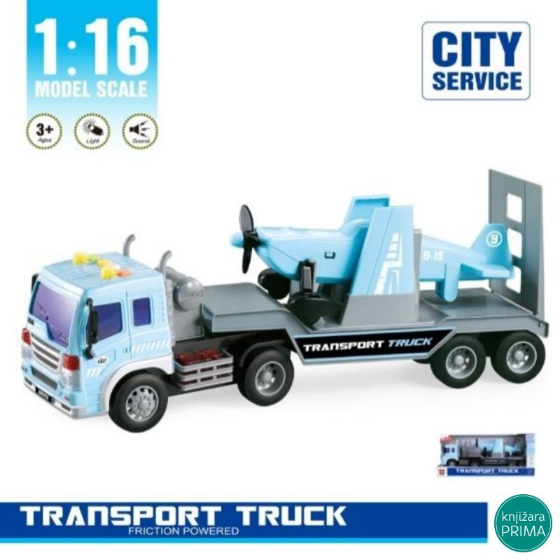 Kamion sa avionom sa zvukom i svetlom 