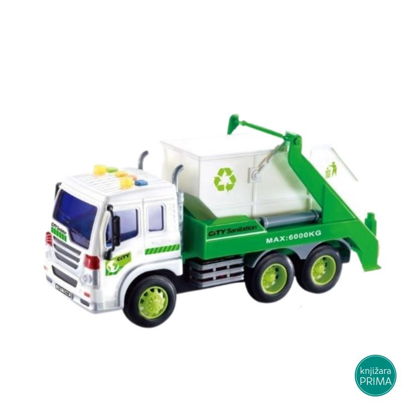 Kamion đubretarac sa zvukom i svetlom 