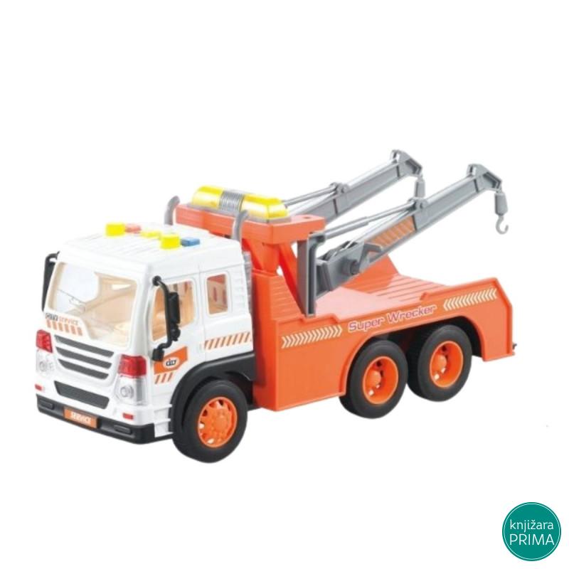 Kamion dizalica sa zvukom i svetlom 