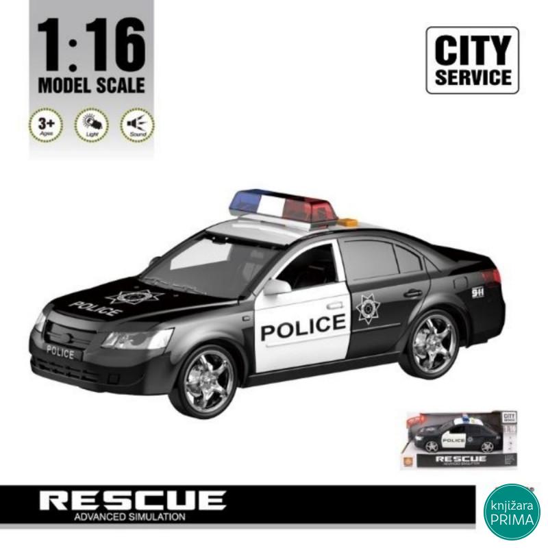 Policijski auto sa zvukom i svetlom 