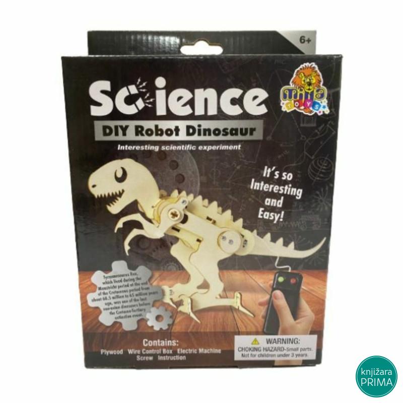 Napravi robota dinosaurusa - kreativni set 