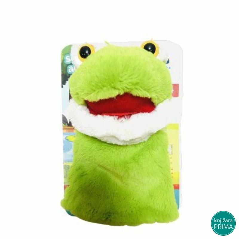 Plišana igračka za ruku Žaba koja peva 