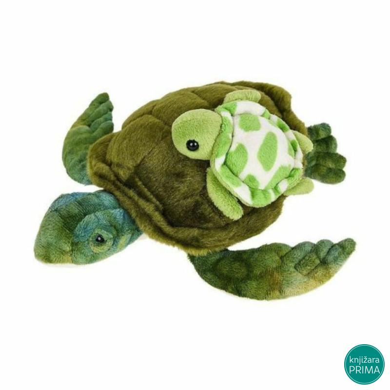 Plišana igračka kornjača sa bebom 