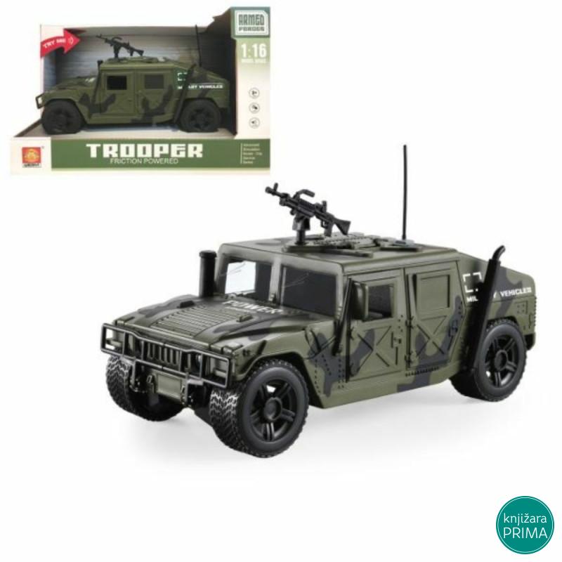 Vojno vozilo sa zvukom i svetlom 