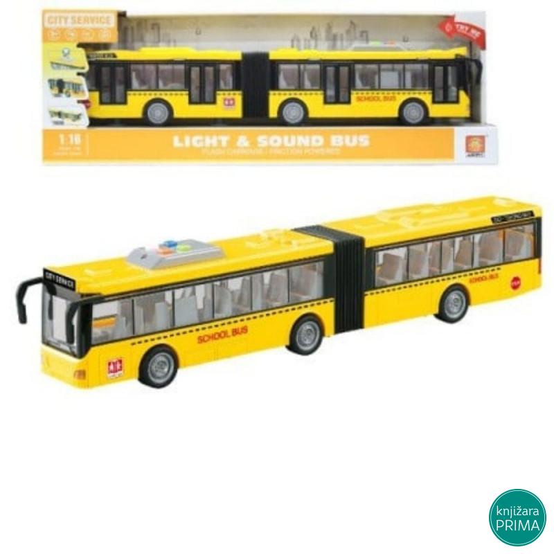 Zglobni autobus sa zvukom i svetlom 