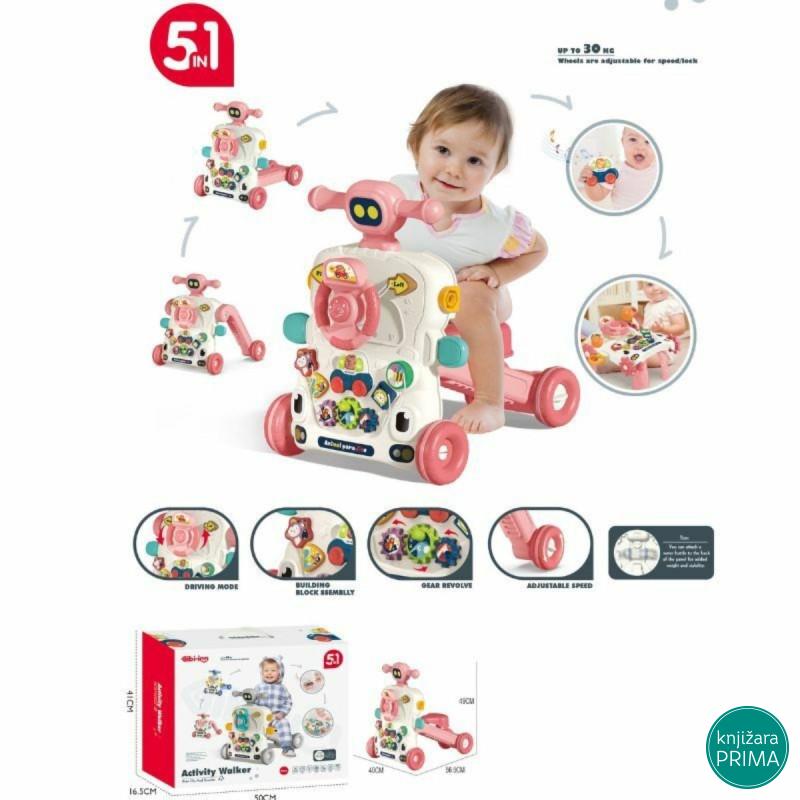 Hodalica za bebe roze 