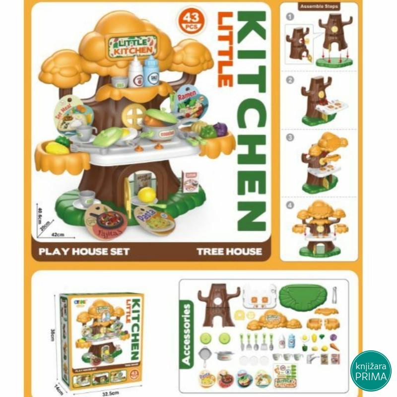 Kućica sa kuhinjom na drvetu 