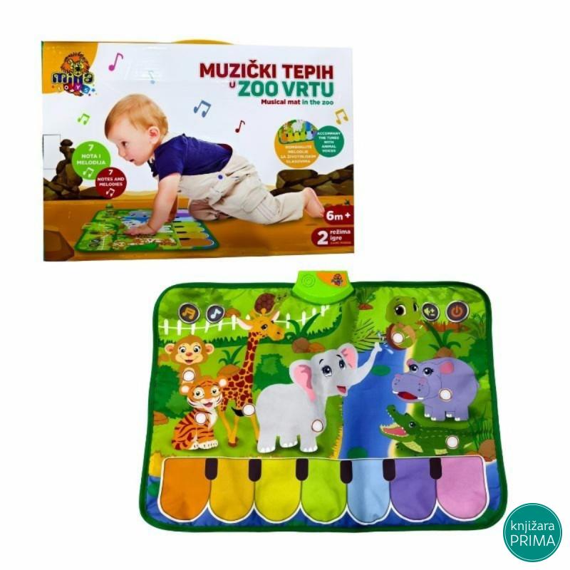 Muzički tepih MILLA zoo vrt 