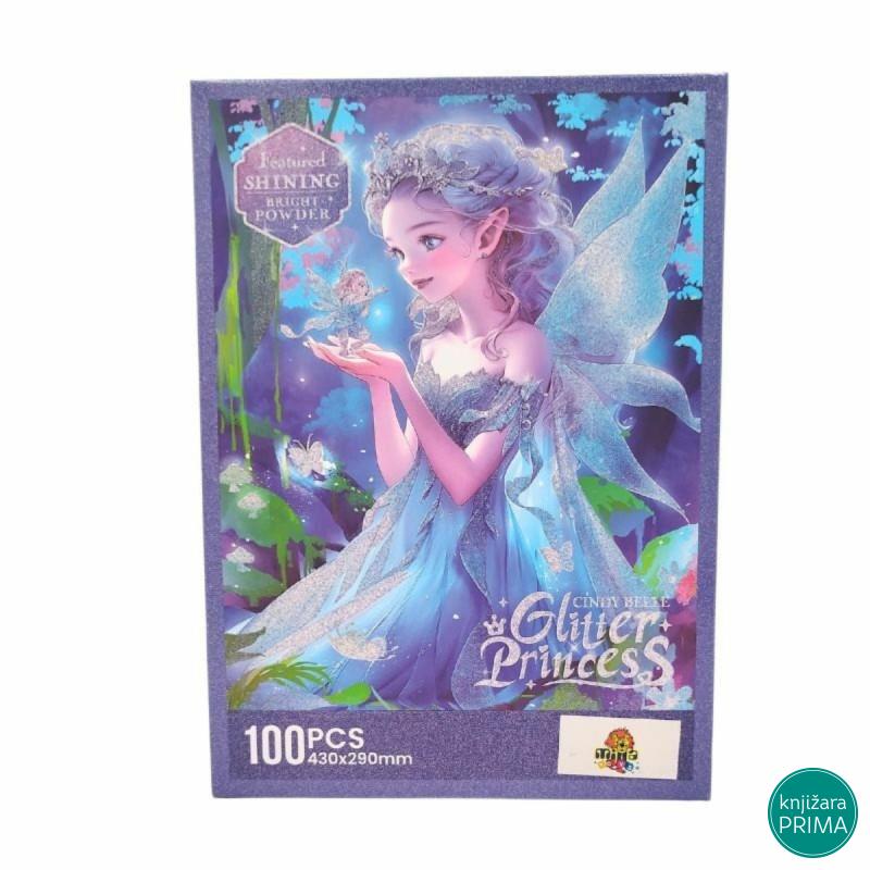 Puzzle GLITTER Princess 100 